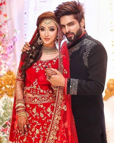 Jubin Shah and Afsha Khan's wedding picture
