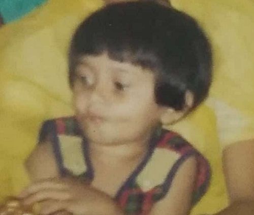 Sana Eslam Khan's childhood picture