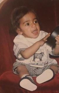 Abhimanyu Easwaran as a baby