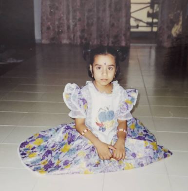 Amrutha Srinivasan Childhood image 