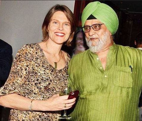 Bishan Singh Bedi with his first wife Glenith