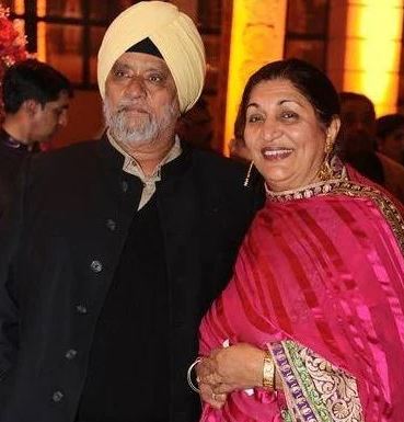 Bishan Singh Bedi with his second wife
