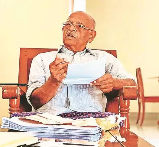 Deputy Superintendent of Police Haridas after his retirement