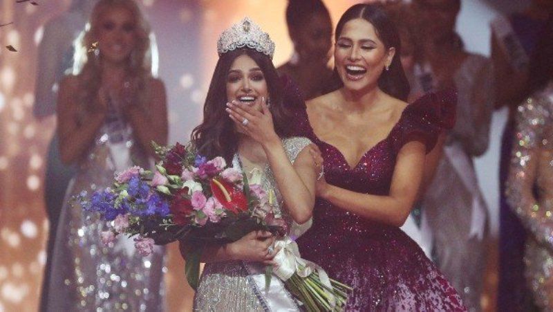 Harnaaz Sandhu crowned as Miss Universe 2021