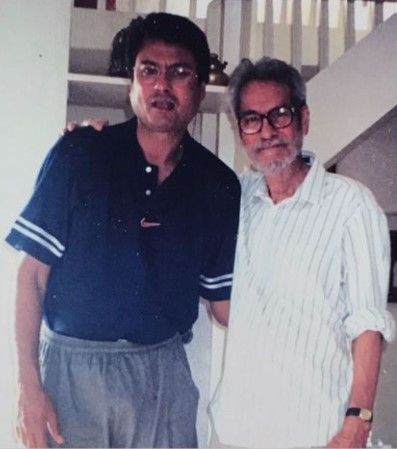Kanwaljit with his father
