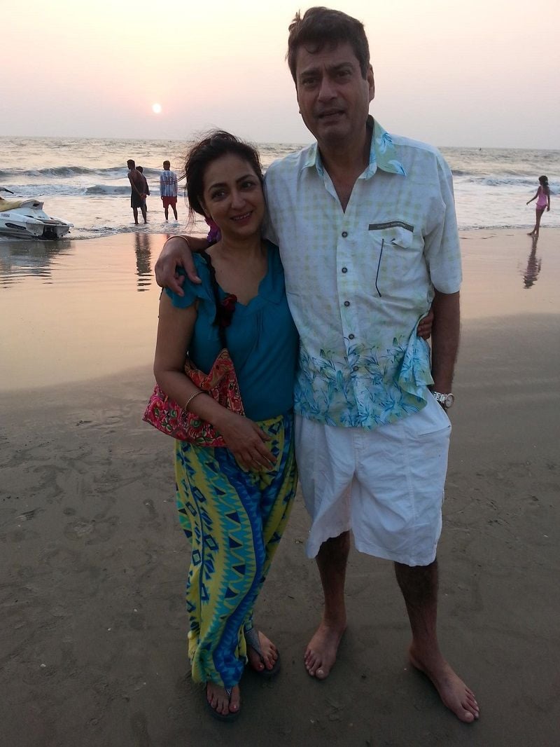 Kanwaljit with his wife