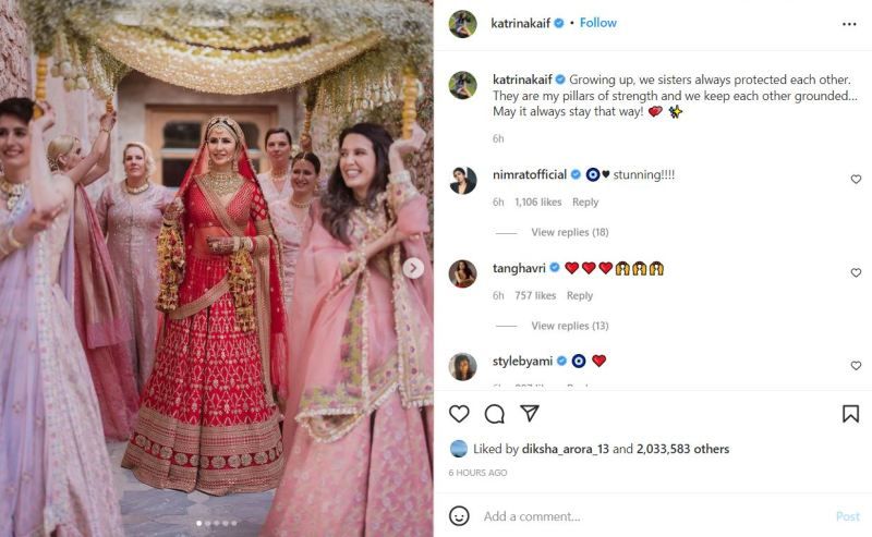 Katrina Kaif's Instagram post