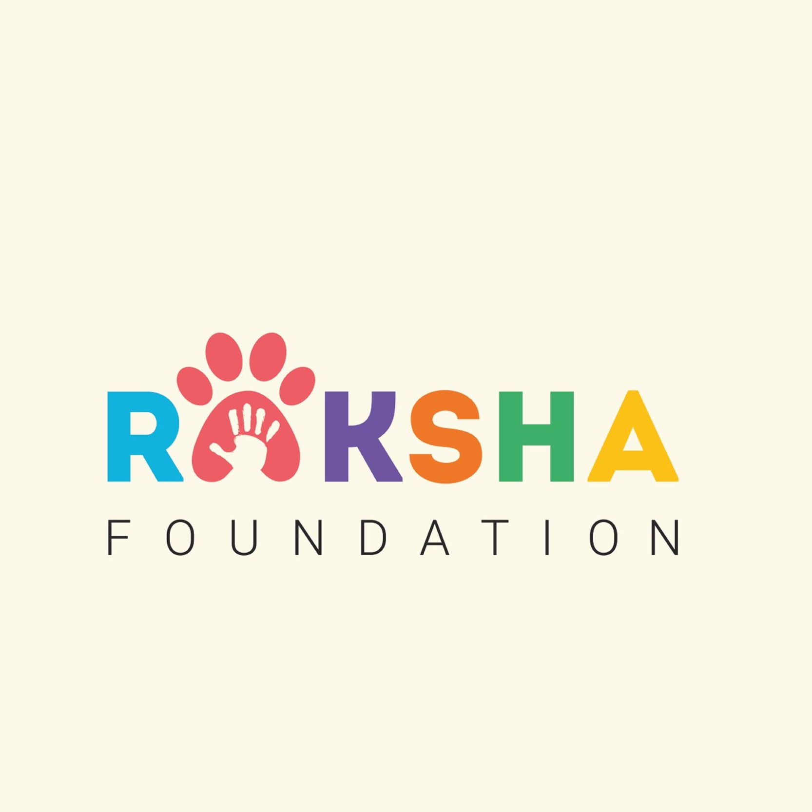 Raksha Foundation's logo