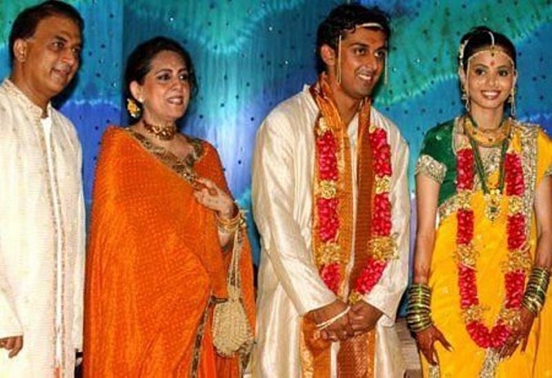 Rohan Gavaskar's marriage photo