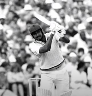 Sandeep Patil playing a shot against England during 1983 World Cup Semis