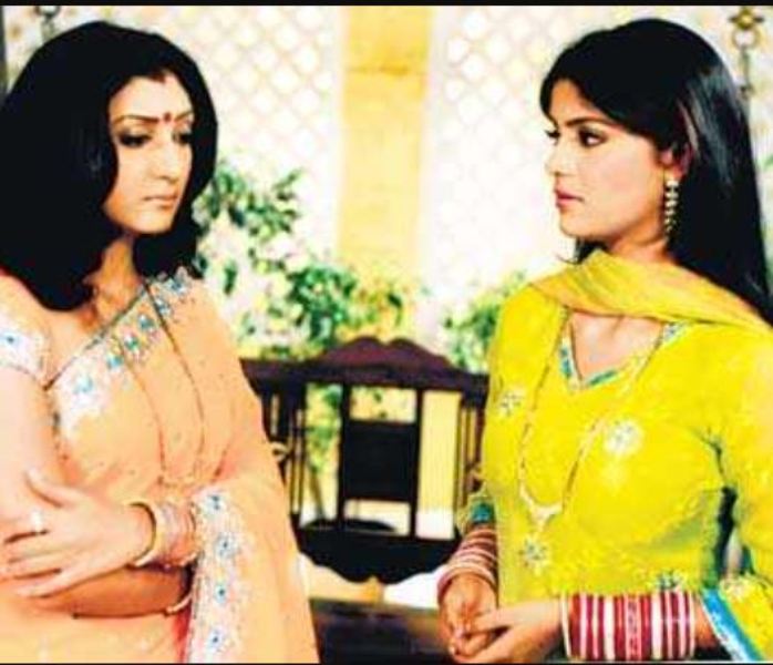 Sayantani Ghosh in a still from the television serial Kumkum-Ek Pyara Sa Bandhan