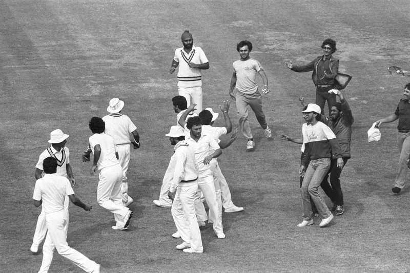 Scene from the Lord's ground after India winning the 1983 World Cup