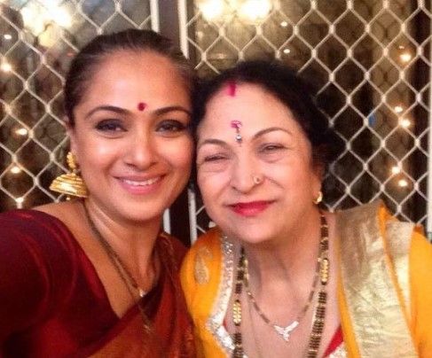 Simran with her mother
