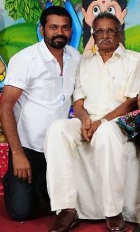 Sukumar with his father