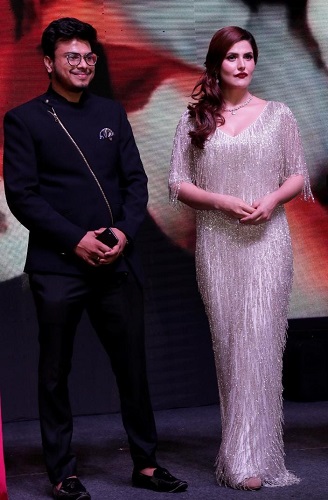 Aditya Aggarwal with Zareen Khan