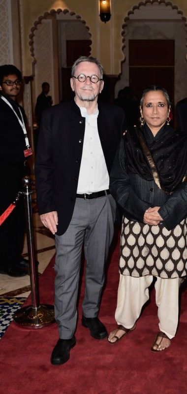Deepa Mehta with her second husband David Hamilton