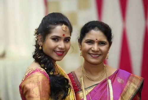 Dr. Soundarya Neeraj with her mother