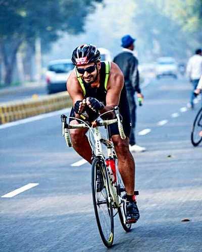 Kaushik Mukherjee cycling
