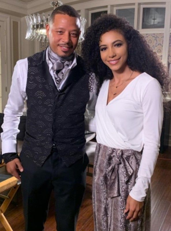 Kryst with actor Terrence Howard