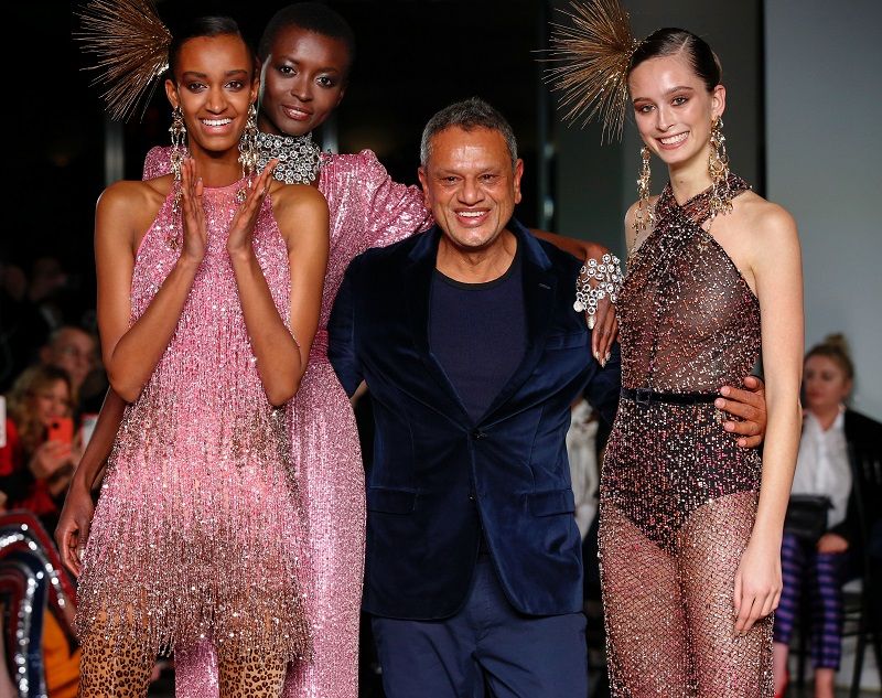 Naeem Khan paid homage to America with a star spangled collection