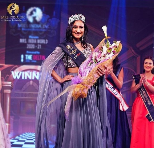 Navdeep Kaur on winning Mrs. India 2021