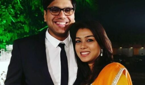Nimisha Bansal with Peyush Bansal