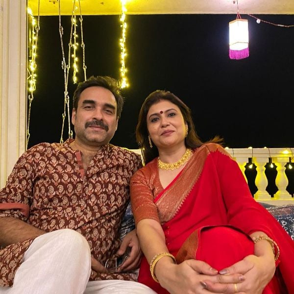 Pankaj Tripathi with his wife, Mridula