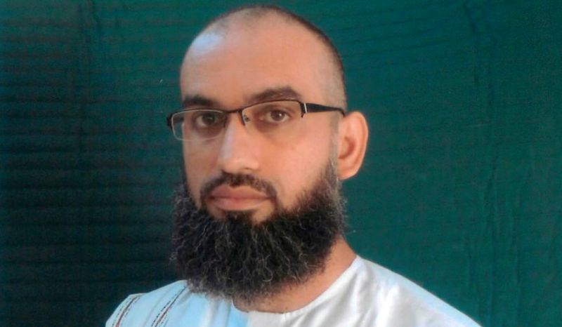This February 2018 photo provided by the International Committee of the Red Cross (ICRC) shows Ammar al Baluchi at the detention center at Guantanamo Bay, Cuba