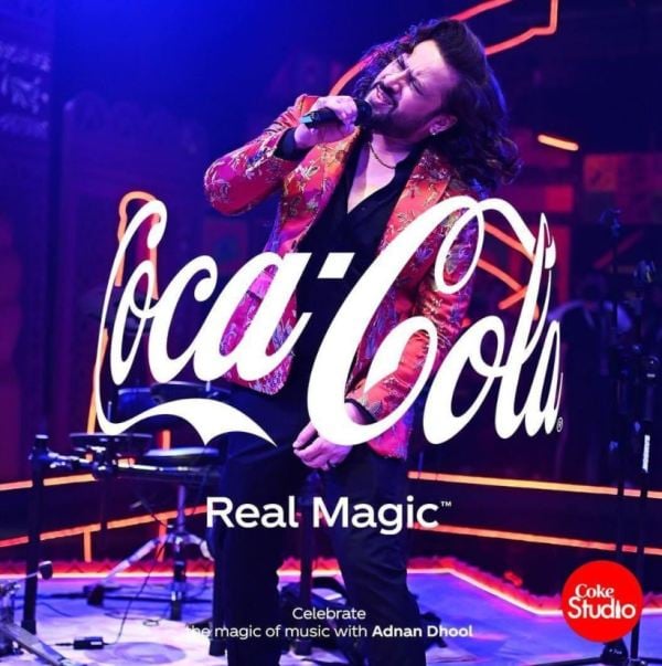 Adnan Dhool on the cover of Coke Studio