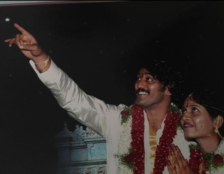 Ajay and Swetha's marriage photo
