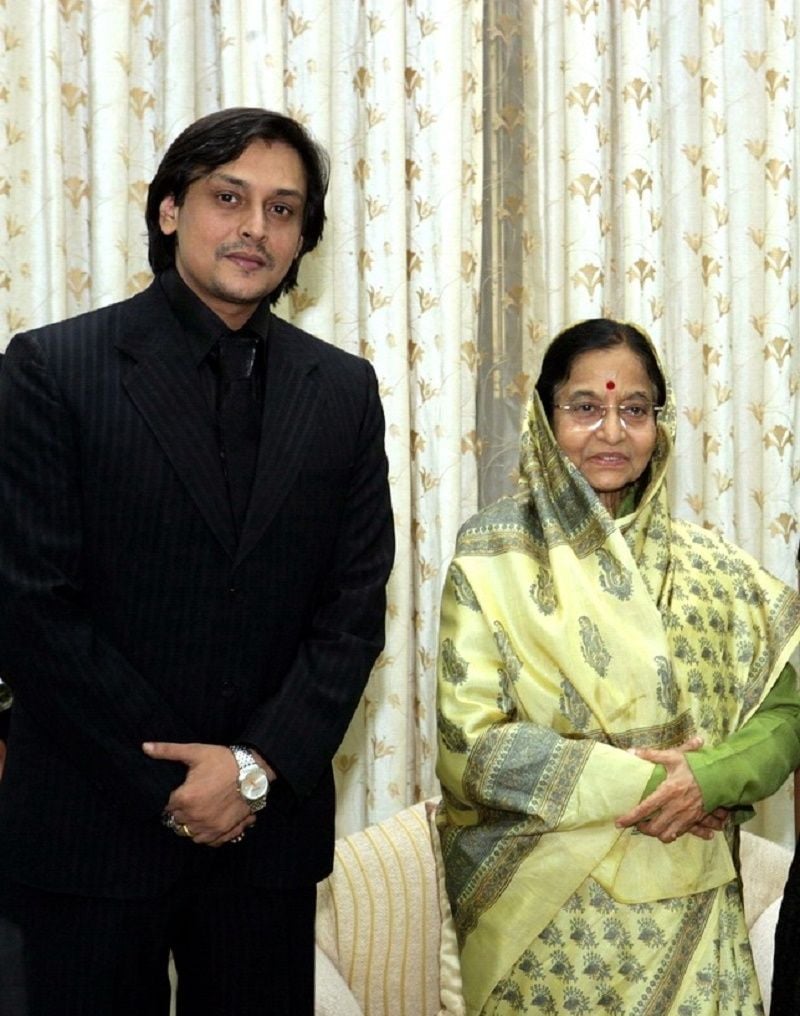 Amitabh Dayal with President of India Smt. Pratibha Patil