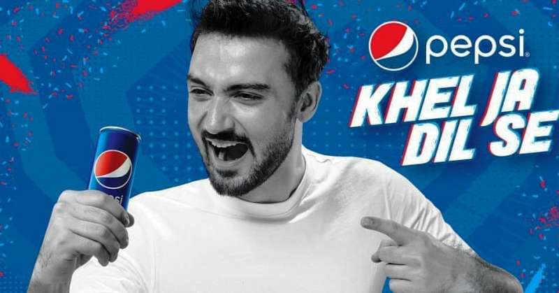 Asfar Hussain featured on the label of limited edition cold drink bottles of Pepsi in Pakistan