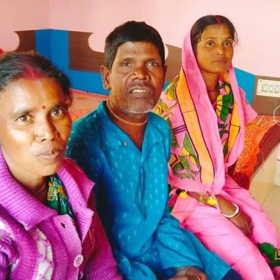 Bhuban Badyakar with his family