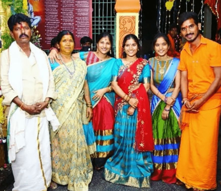 Indravathi Chauhan's family
