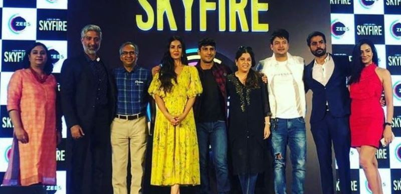 Jatin Goswami during the lauch event of television series 'Skyfire'