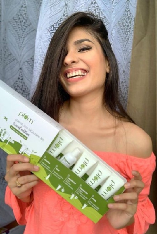 Kanan Sharma while endorsing a beauty product