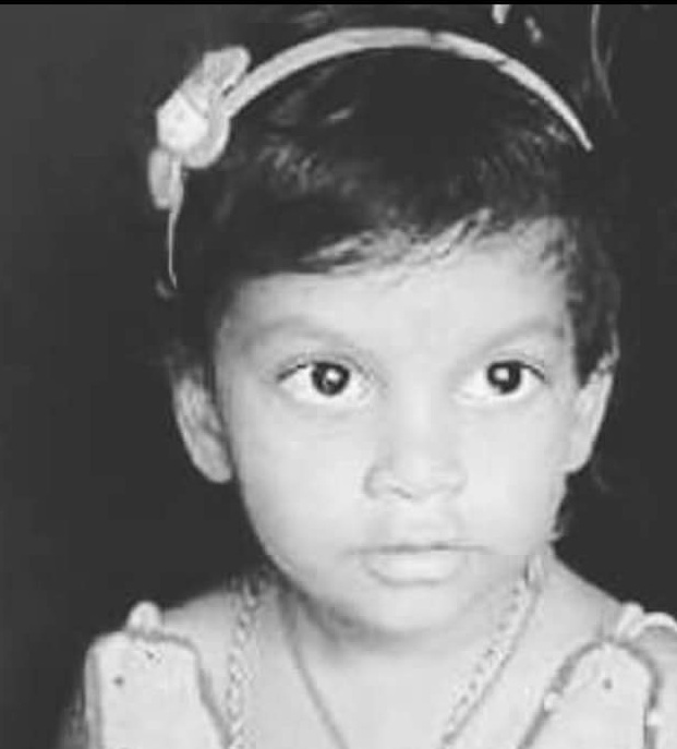 Monika Yadav in childhood