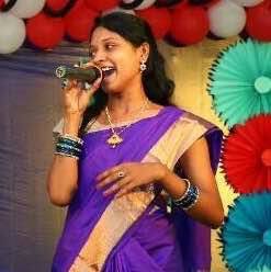 Monika Yadav singing a song