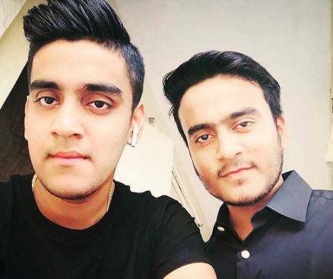 Raghav Sharma with his brother