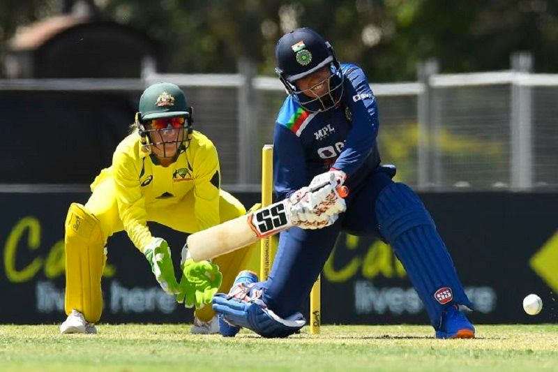 Richa Ghosh during India Women vs Australia Women ODI