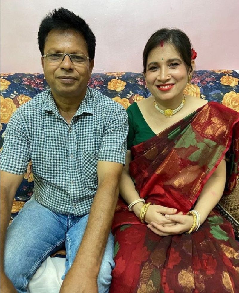 Richa Ghosh's parents
