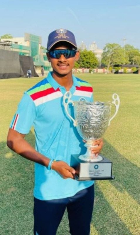 Shaik Rasheed wins the Challengers Trophy