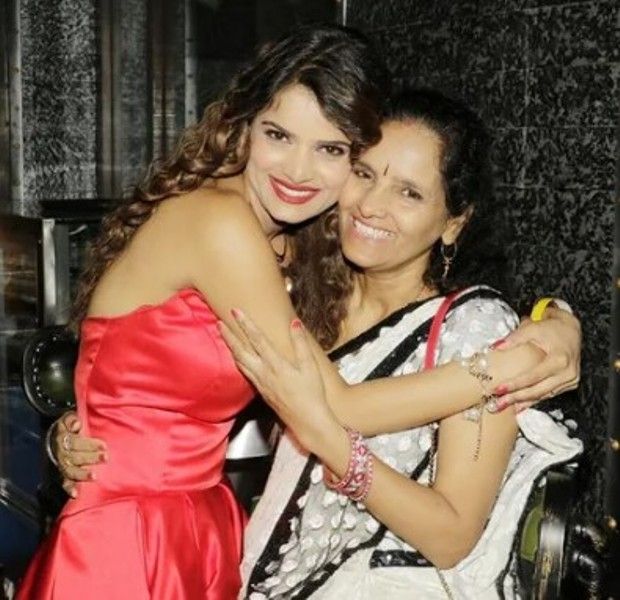 Archana Gautam with her mother