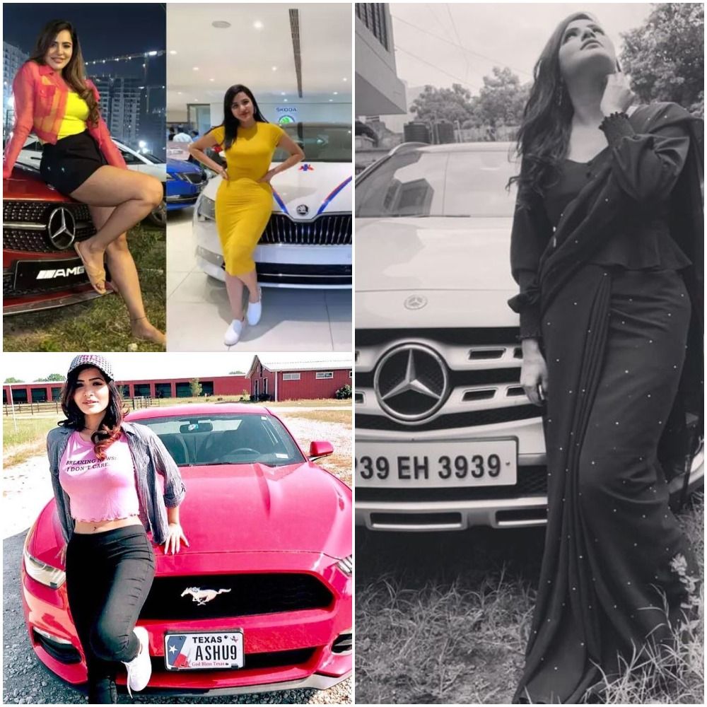 Ashu Reddy's car collection