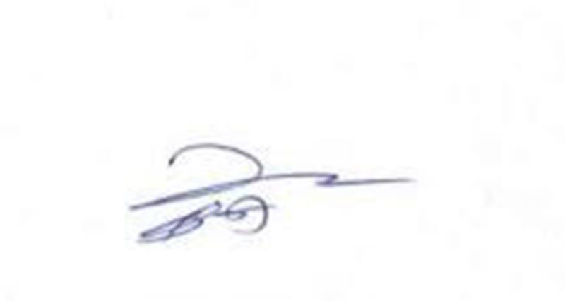 Brajesh Pathak's signature