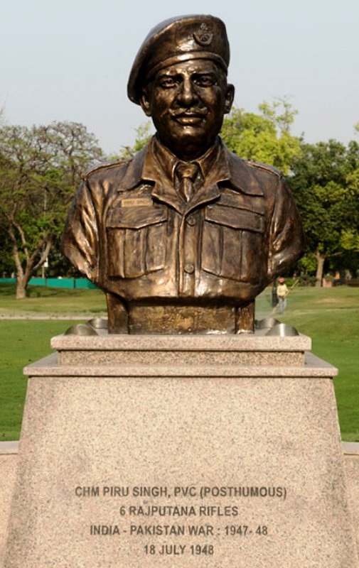 Statue of CHM Piru Singh installed at National War Memorial, Delhi