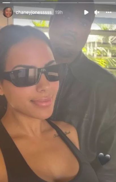 Chaney Jones posted a selfie on social media with Kanye West