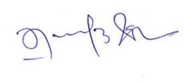 Gurmeet Singh's signature