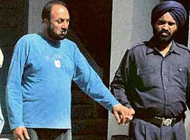 Jagdeep Kamboj Goldy's father being arrested after being charged with flesh trade in 2007