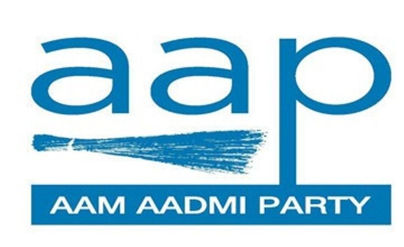 Flag of Aam Aadmi Party